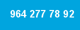 964 277 78 92 964 277 78 92